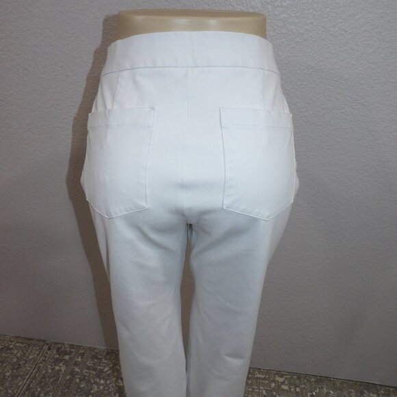SPANX White Ankle Cropped Pants - Picture 5 of 10